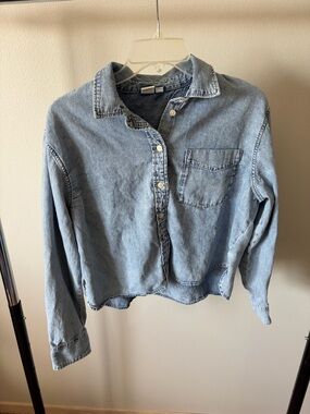 GAP Light Blue Denim Shirt